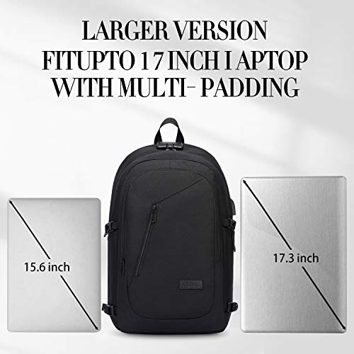 Detalle de Sac à Dos Ordinateur Portable 17 Pouces WENIG – Antivol, Étanche, Grand 35L avec Charge USB