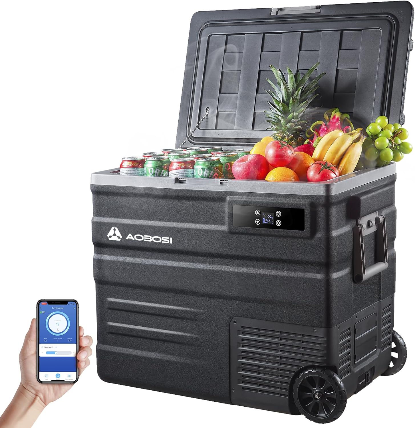 Detalle de AAOBOSI Nevera Portátil 65 L para coche y camping