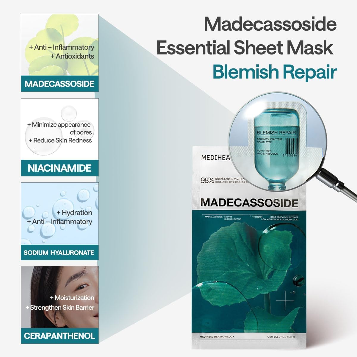 Thumbnail 5 de Mediheal Madecassoside Sheet Mask 98%