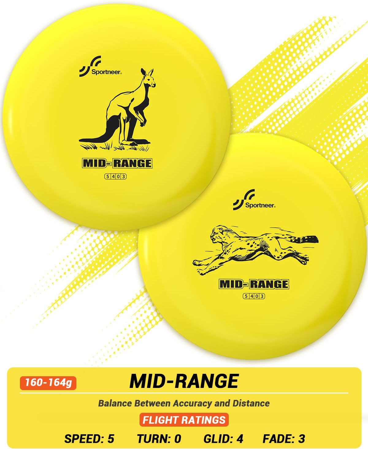 Thumbnail 2 de Sportneer Disc Golf Set – Starter-Set mit 6 Scheiben, Mini Marker & Tragetasche