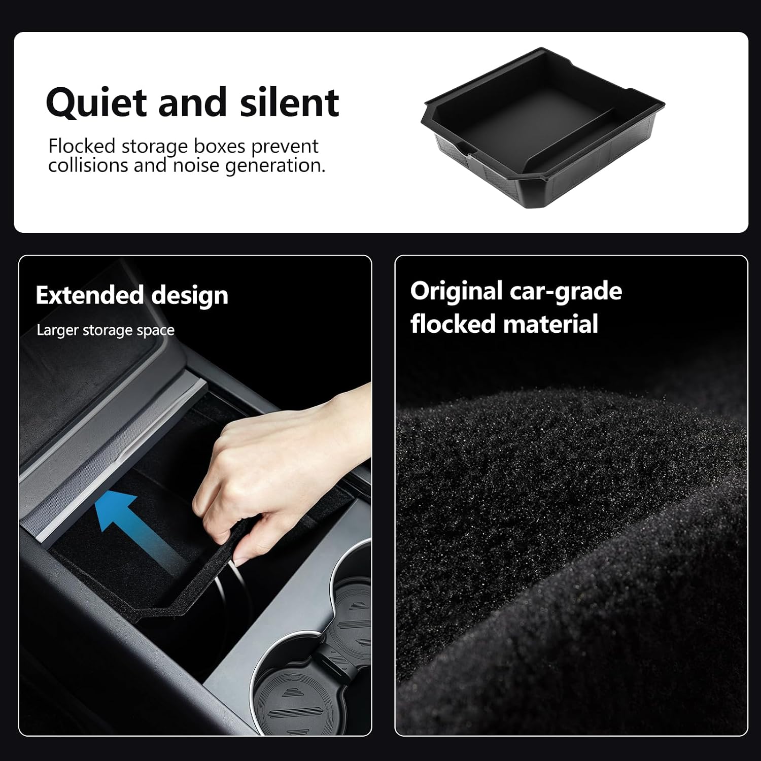 Thumbnail 4 de Tesla-Compatible Centre Console Organizer Set, Model Y Juniper