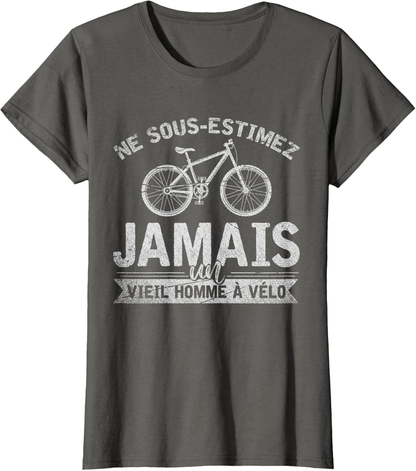 Thumbnail 2 de T-shirt cycliste Ne sous-estimez jamais vieil homme