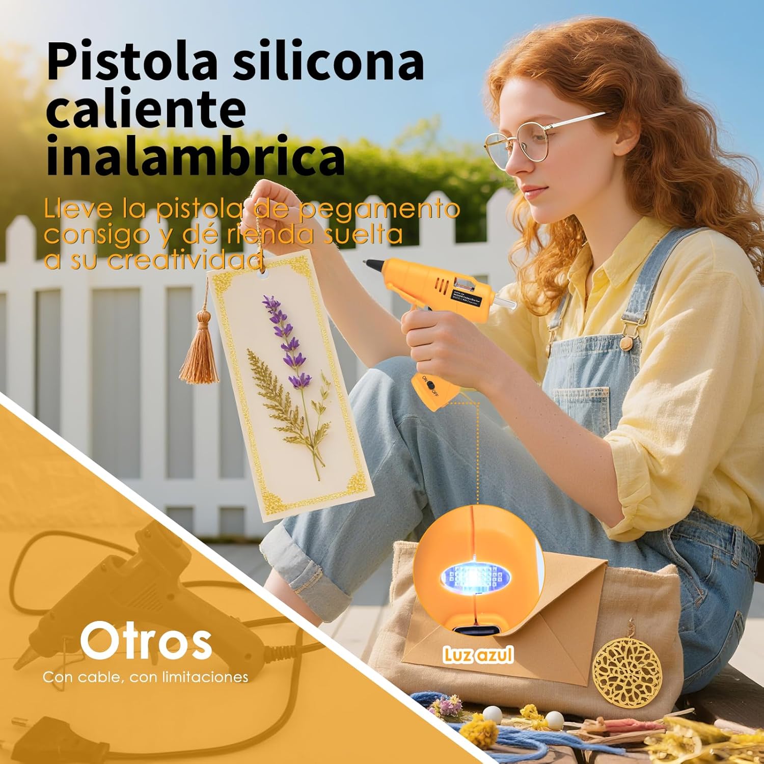 Thumbnail 2 de MAXDONE Pistola Silicona Caliente Inalámbrica 3000mAh