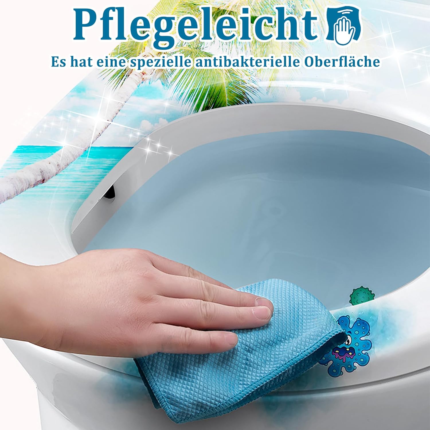 Thumbnail 4 de LARS360 Toilettendeckel mit Absenkautomatik – antistatisch, antibakteriell, leicht zu reinigen