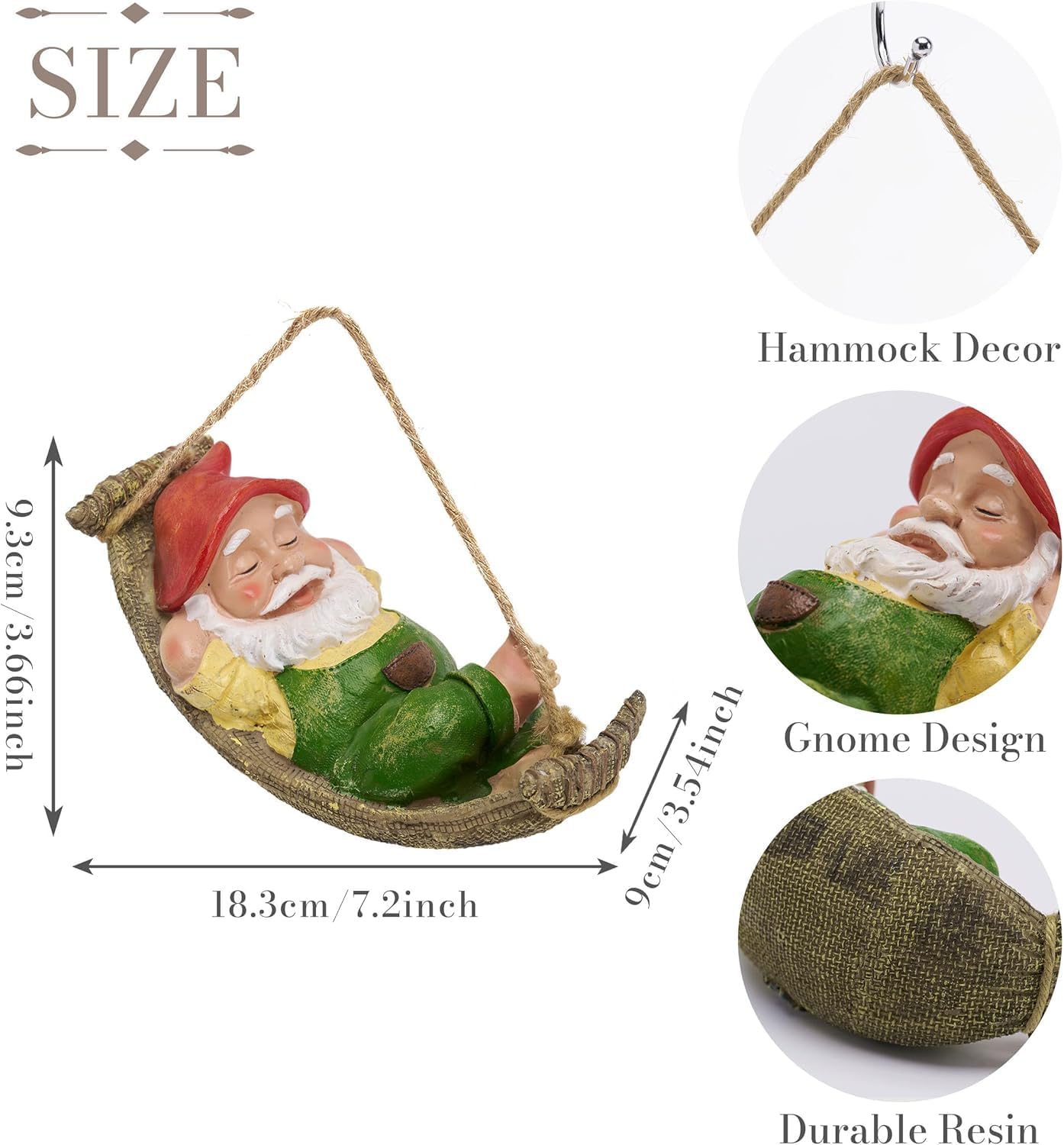 Thumbnail 4 de TERESA'S COLLECTIONS Garden Hanging Gonk 18.3cm