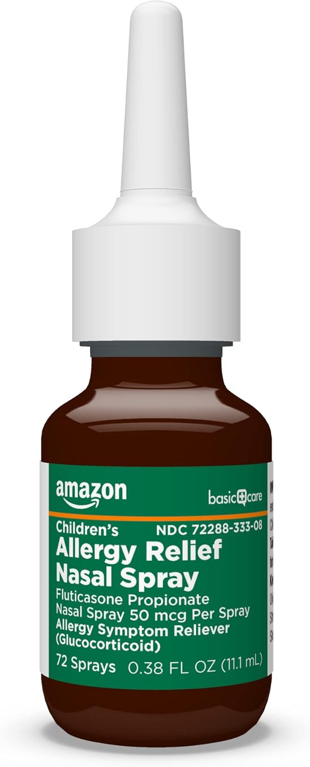 Thumbnail 6 de Amazon Basic Care Children’s Fluticasone Propionate Nasal Spray (50 mcg) Allergy Relief