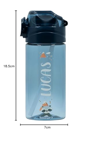 Thumbnail 6 de BIENMARQUER Gourde Enfant Personnalisable 450 mL avec Paille Anti-Fuite