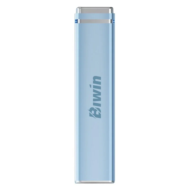 Detalle de Biwin PD2000: SSD portátil de 4 TB, 2000 MB/s, USB 3.2 Gen 2x2, diseño resistente
