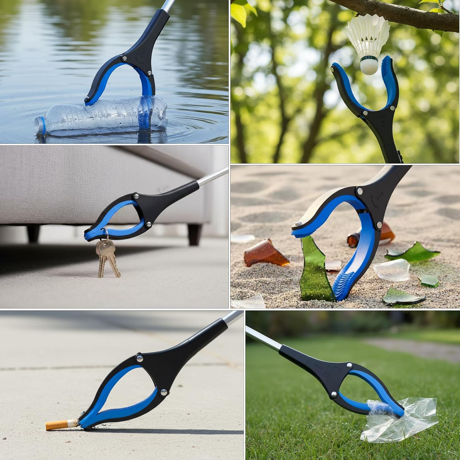 Thumbnail 6 de Foldable litter picker 91 cm grabber tool