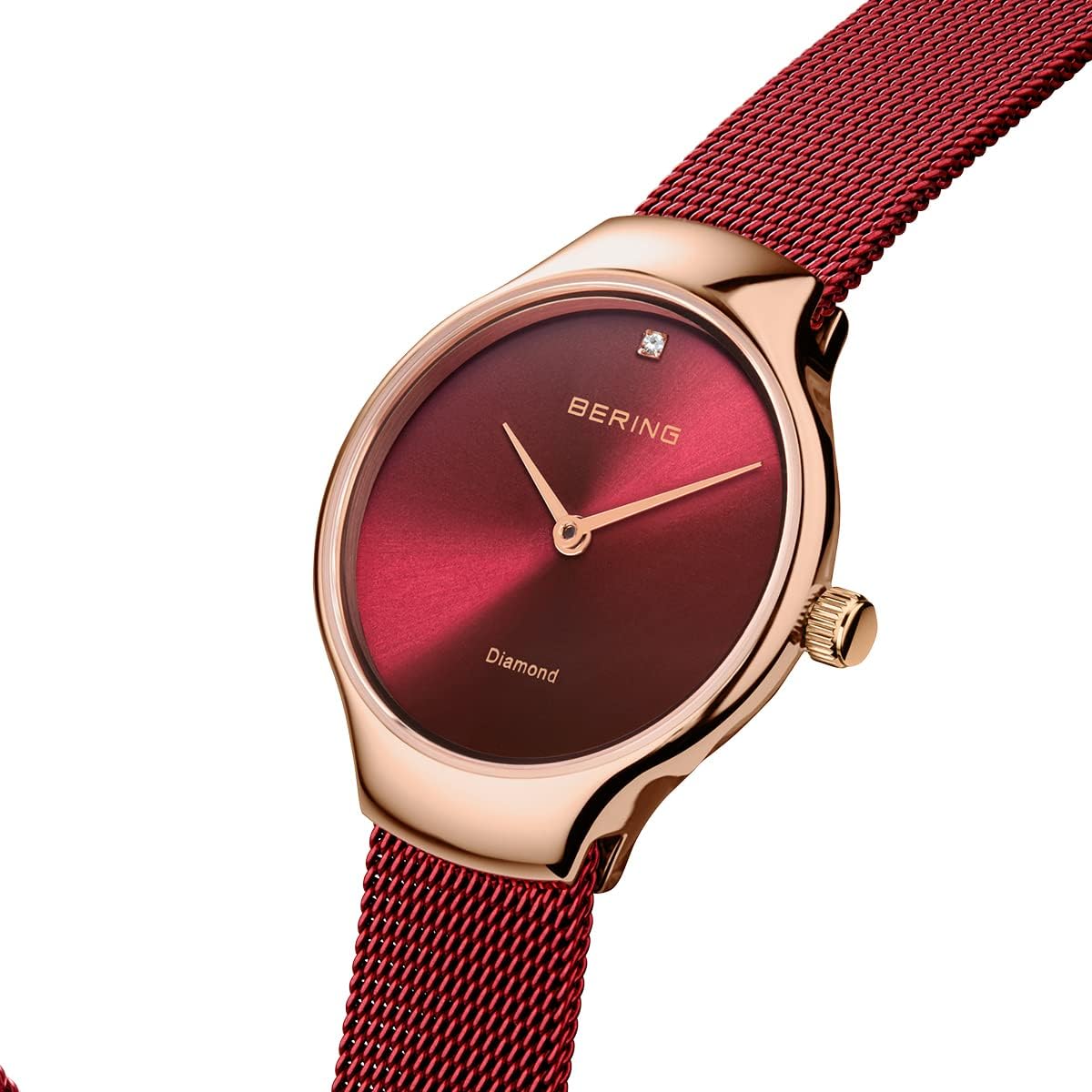 Detalle de Bering Damen Quarz Uhr 13326 mit Saphirglas, 26 mm und 3 ATM