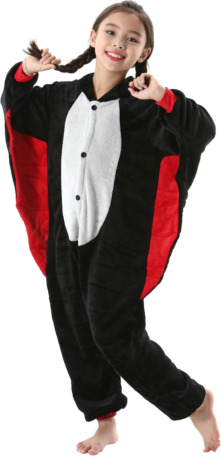 Thumbnail 6 de CuteOn Kids' Animal Onesie Pajamas with Hood, Tail and Side Pockets