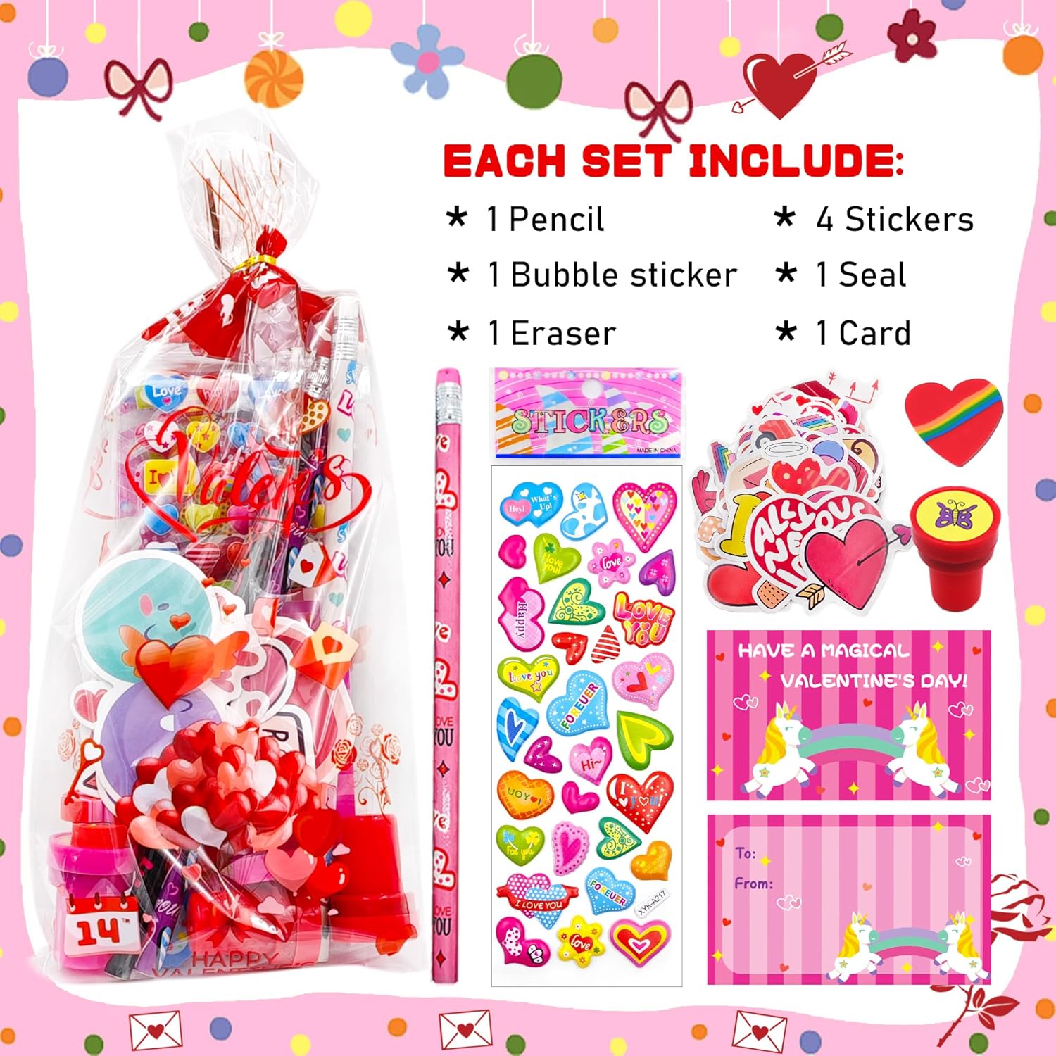 Thumbnail 2 de Phaorui 260pcs Valentine Gifts for Kids 🎁