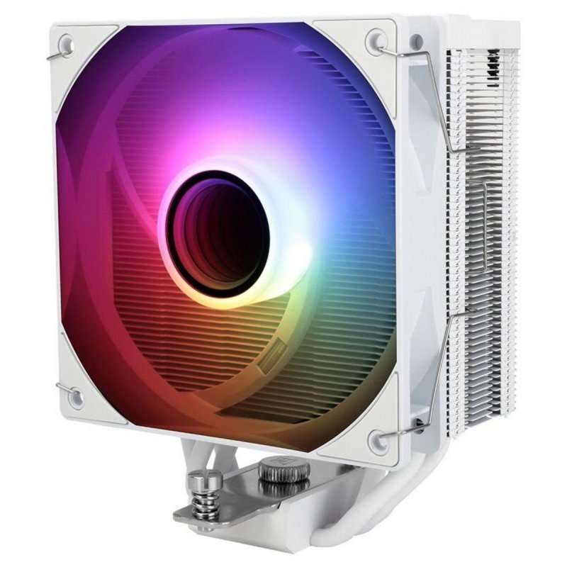 Detalle de Thermalright Assassin X 120 R Digital ARGB White: refrigeración por aire para Socket LGA1700/AM5 (120 mm)