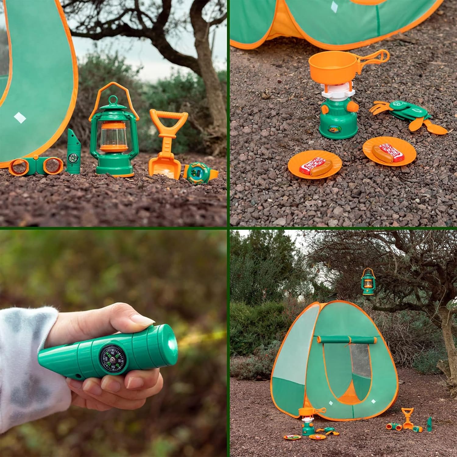 Detalle de FUN LITTLE TOYS Pop Up Play Tent 17 🎪