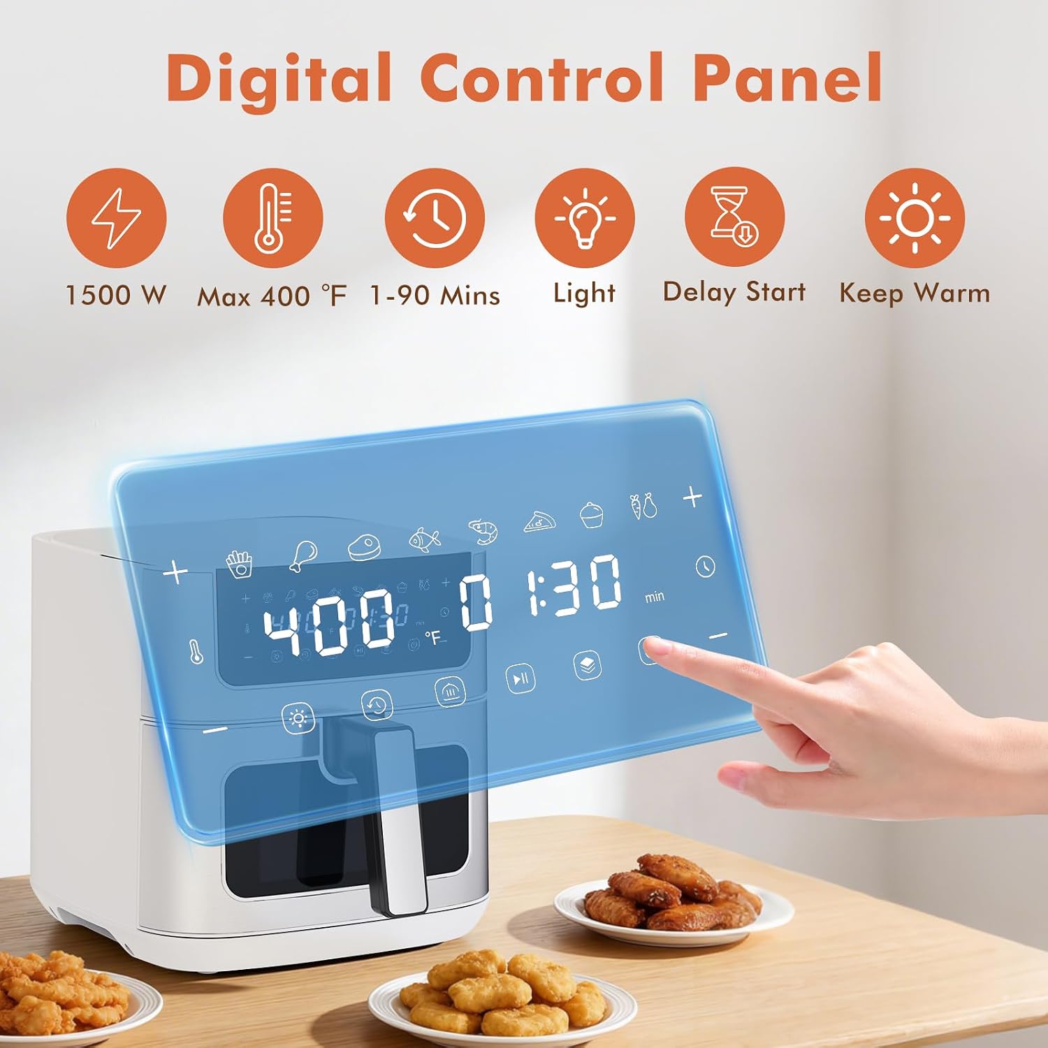 Detalle de Sweetcrispy Air Fryer 6.34QT