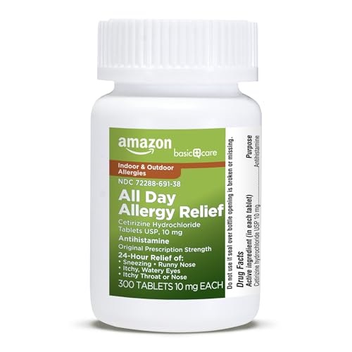 Thumbnail 5 de Amazon Basic Care All Day Allergy Cetirizine Hydrochloride 10 mg — 300 Count