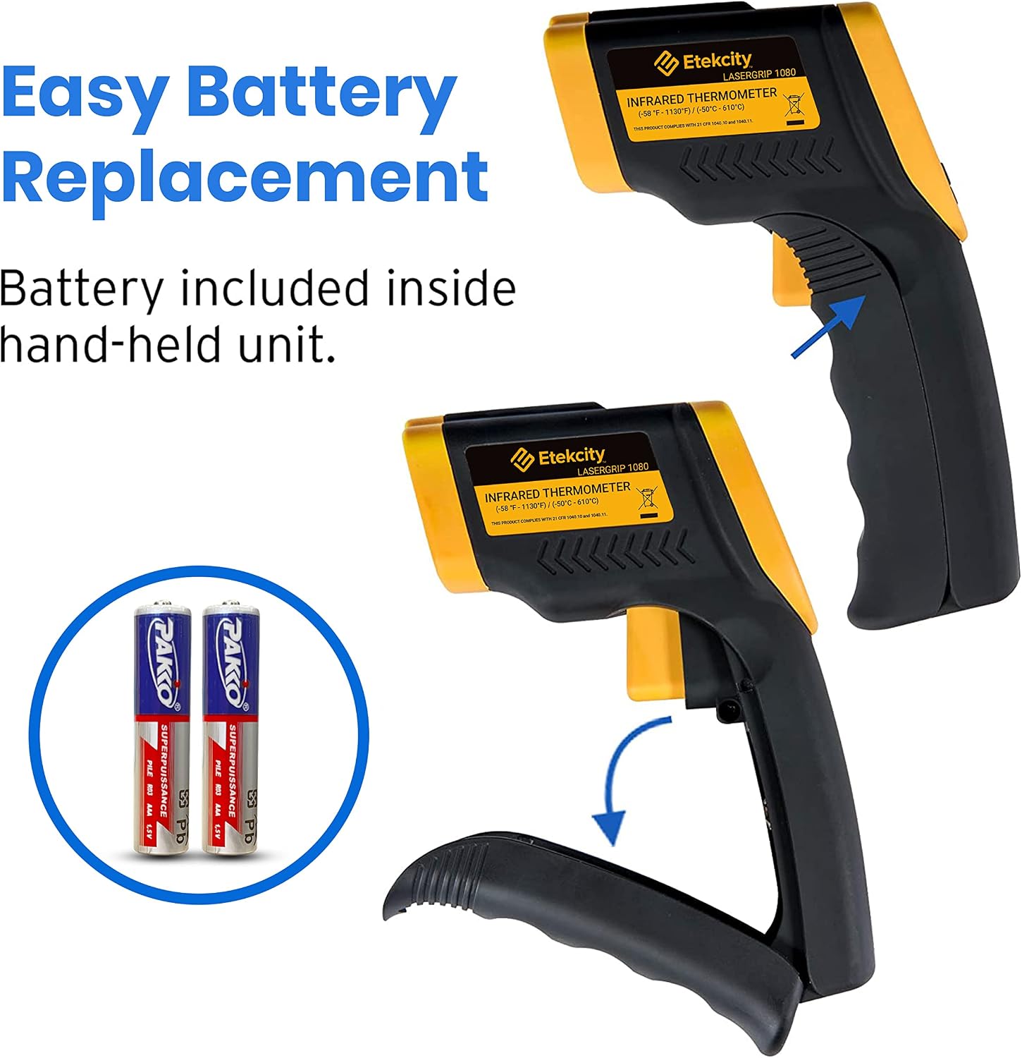Thumbnail 6 de Etekcity Infrared Thermometer -50°C to 610°C 📟