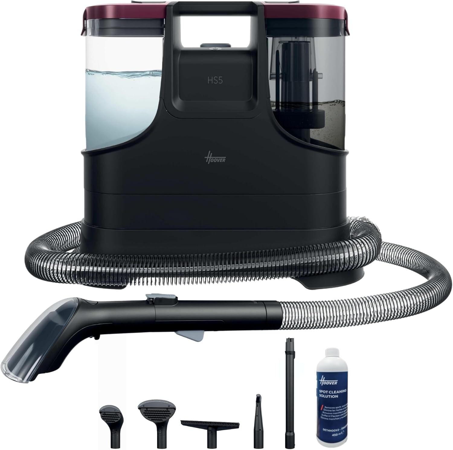 Detalle de Hoover HS5 Heat Spot Cleaner and Stain Remover (HS530) – 40°C hot water wash & dry