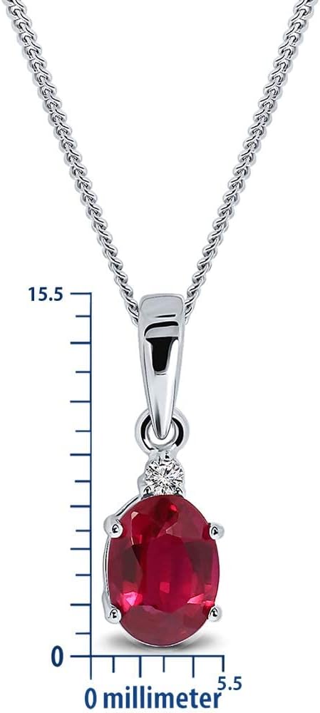 Thumbnail 1 de MIORE Collier Rubis 45 cm