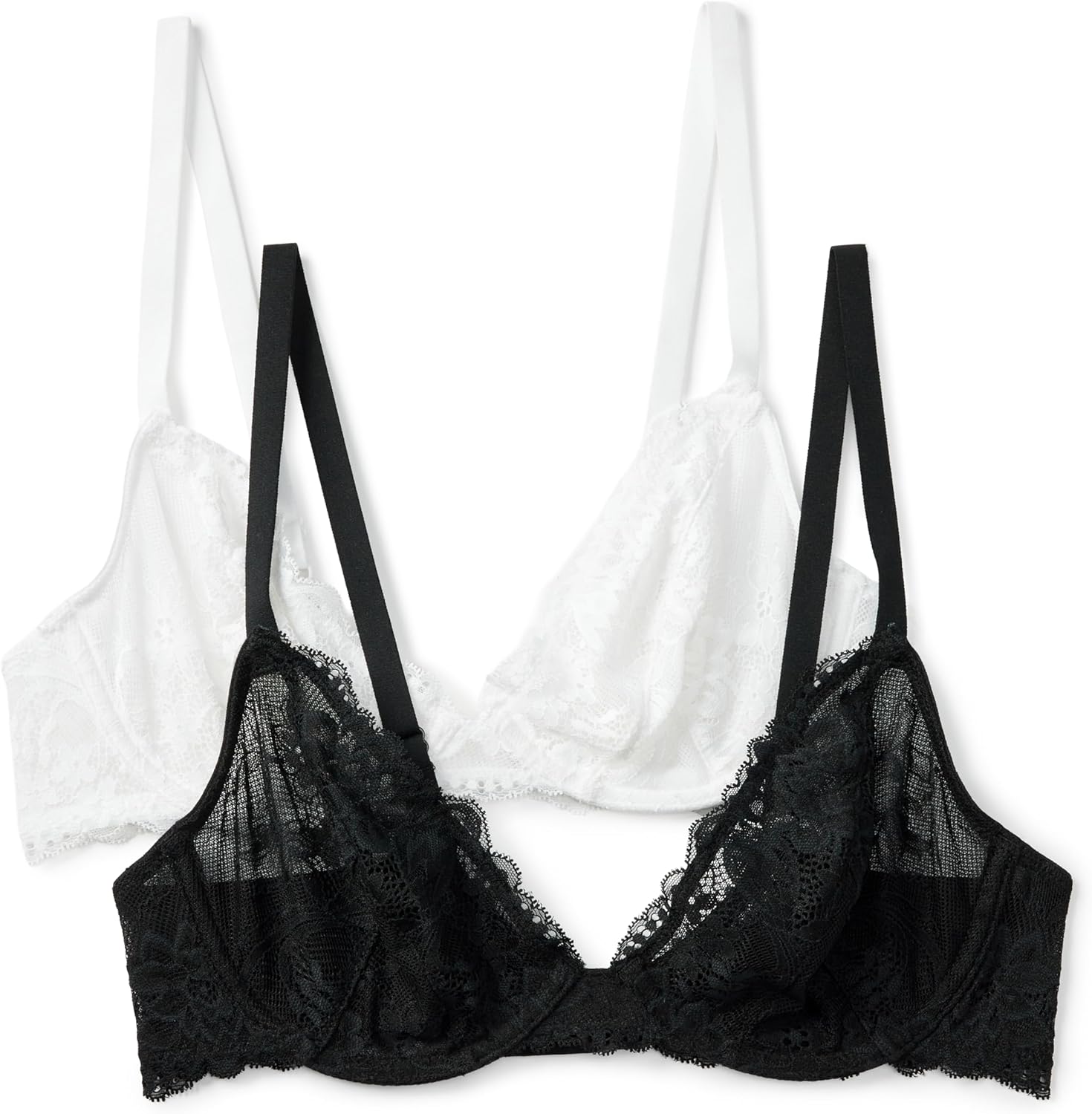 Thumbnail 6 de Amazon Essentials Women’s Stretch Galloon Lace Non-Padded Wired Plunge Bra