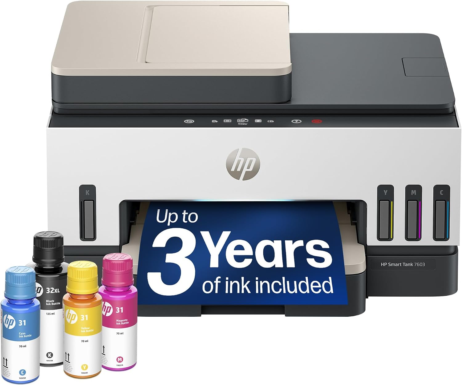 Detalle de HP Smart Tank 7603 All-in-One Printer