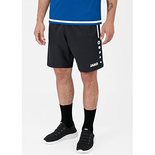Detalle 2 de JAKO Kinder Shorts Competition 2.0 – Schwarz, 152: Vielseitige Sportshorts für Jungen und Mädchen