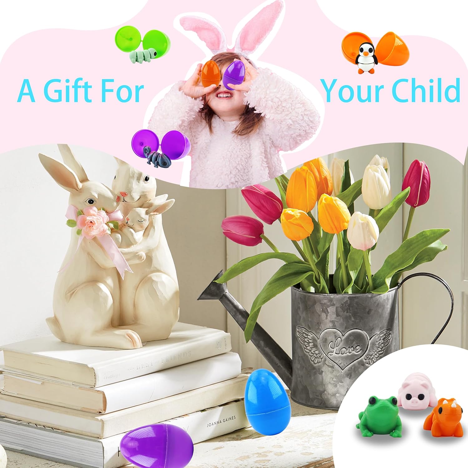 Thumbnail 5 de NEXT STOP M Easter Egg with 38 pcs 3D Printed Animal Figurines Set