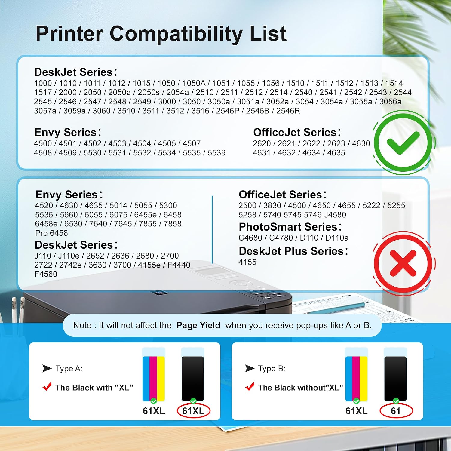 Detalle de Adoccur 61XL Ink Cartridges