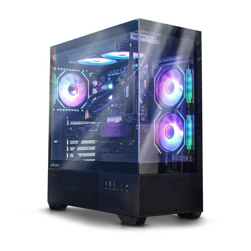 Detalle de PC Sobremesa PCM Aeon Live con Ryzen 5 5500, 16GB RAM, SSD 1TB y Radeon RX 9060 8GB (Windows 11 Pro)