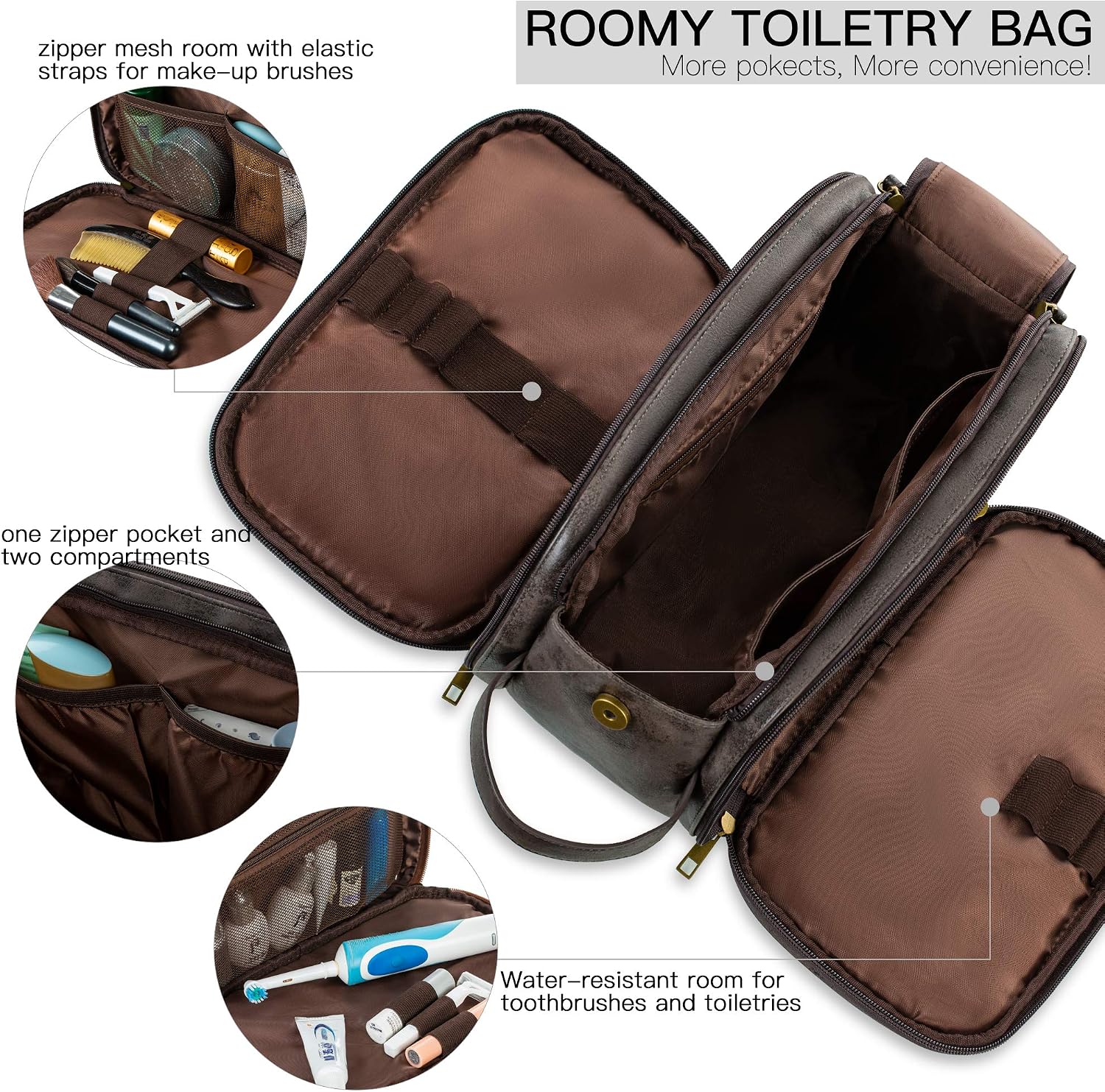 Thumbnail 1 de Elviros Toiletry Bag Large 12"