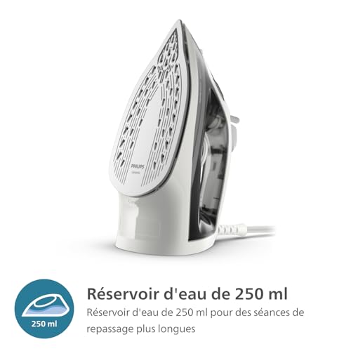 Thumbnail 3 de PHILIPS Fer à repasser 2000 W — vapeur 25 g/min, semelle céramique, réservoir 250 ml