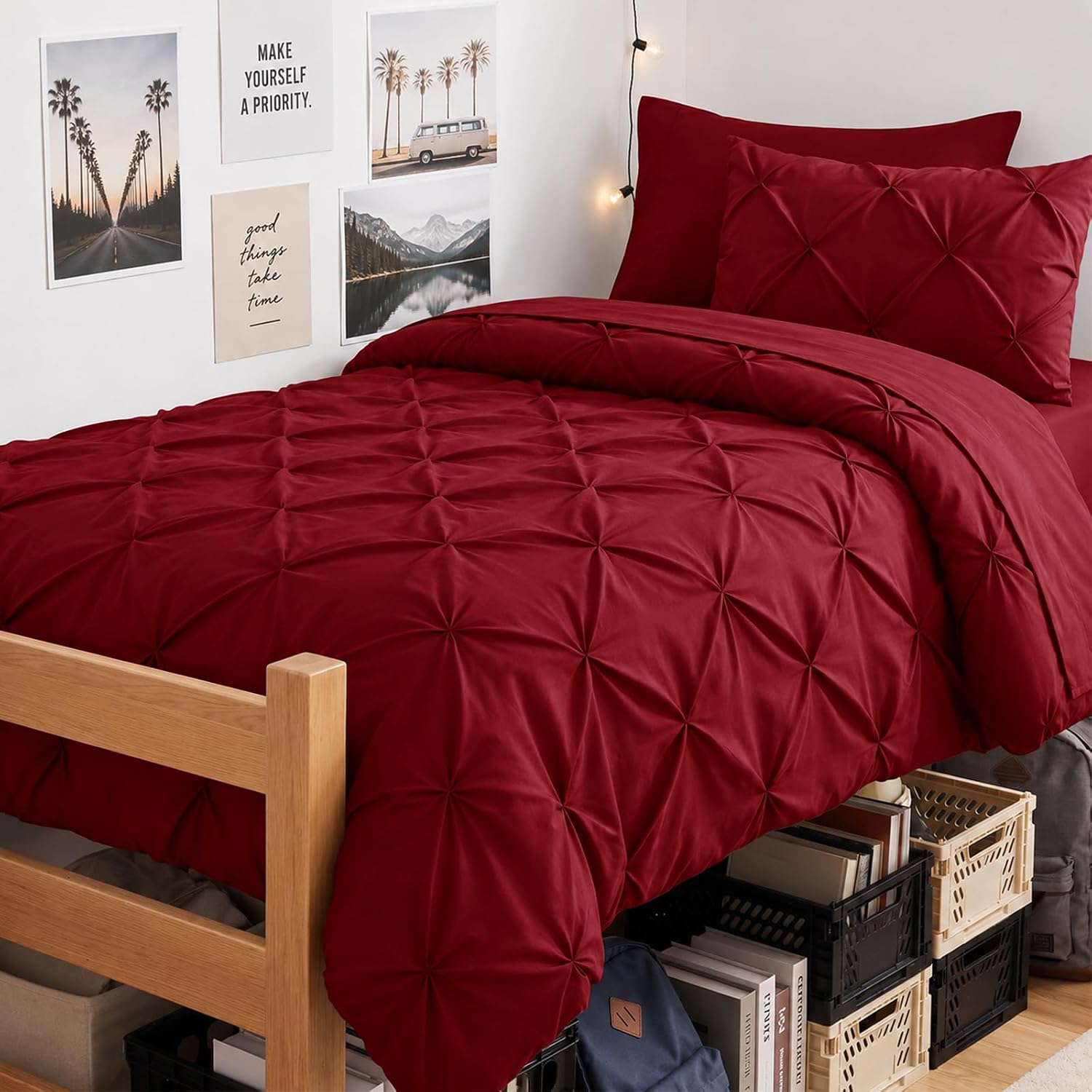 Detalle de CozyLux Twin XL Comforter Set