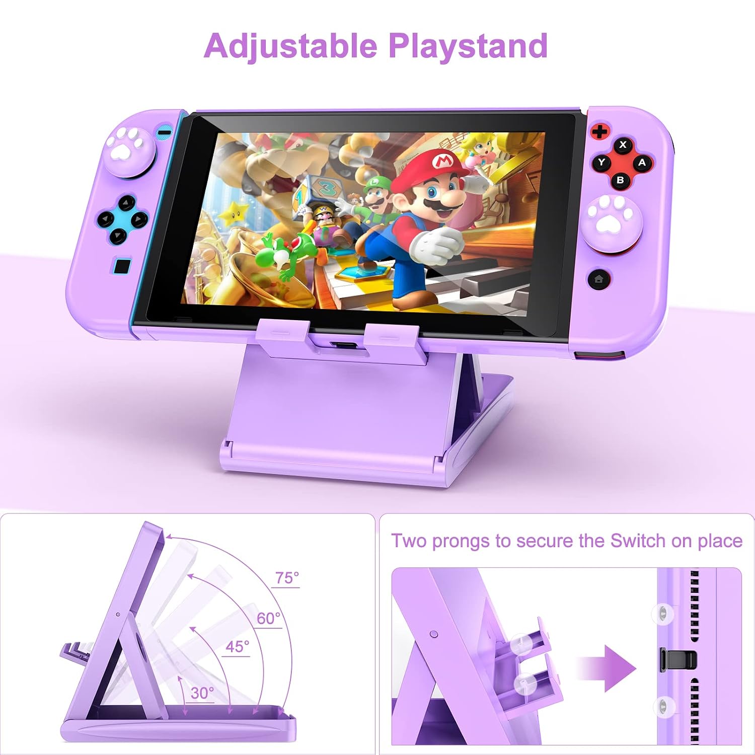 Thumbnail 5 de Younik Switch Accessories 17-in-1 Purple