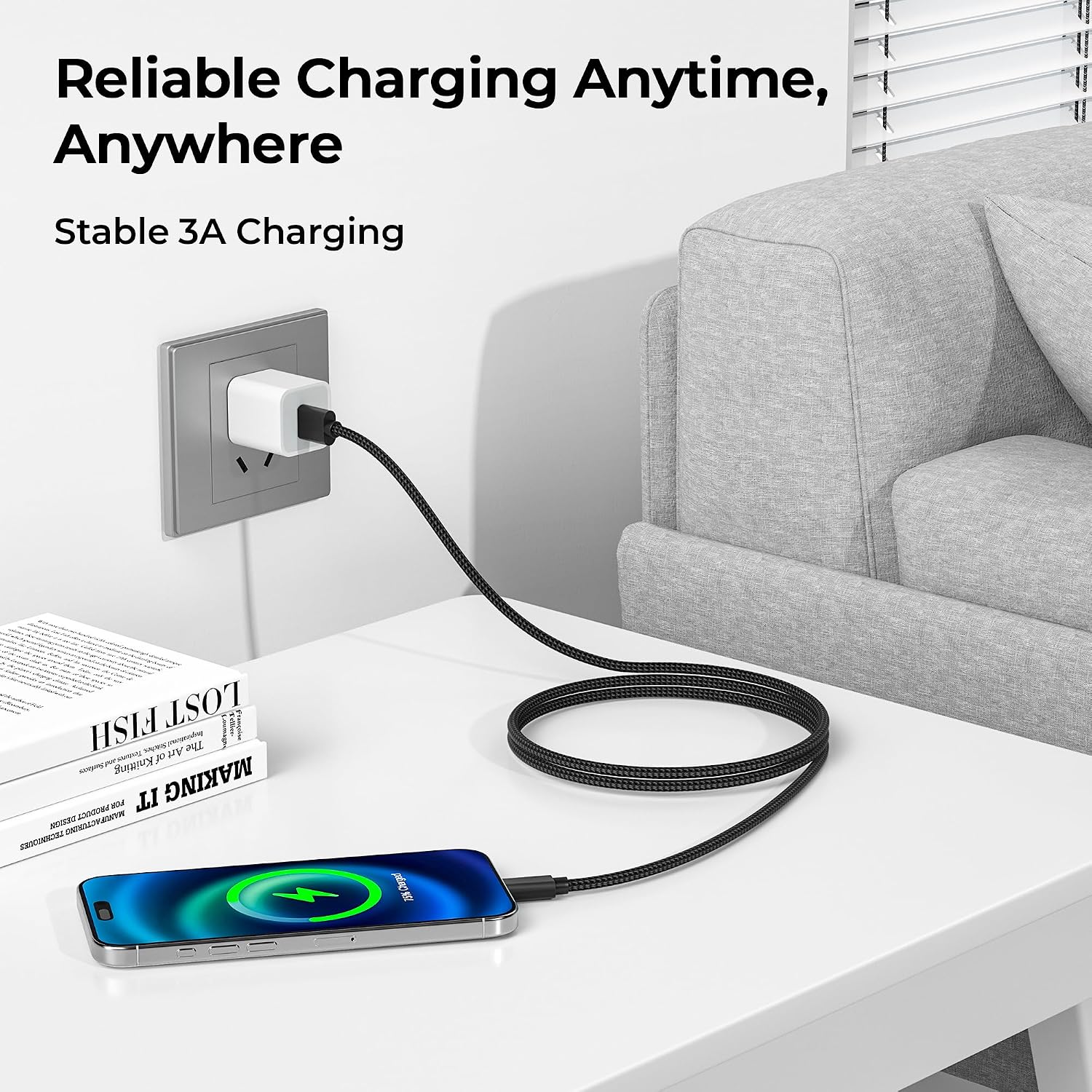 Thumbnail 5 de USB-A auf USB-C Ladekabel 2er-Set 1 m