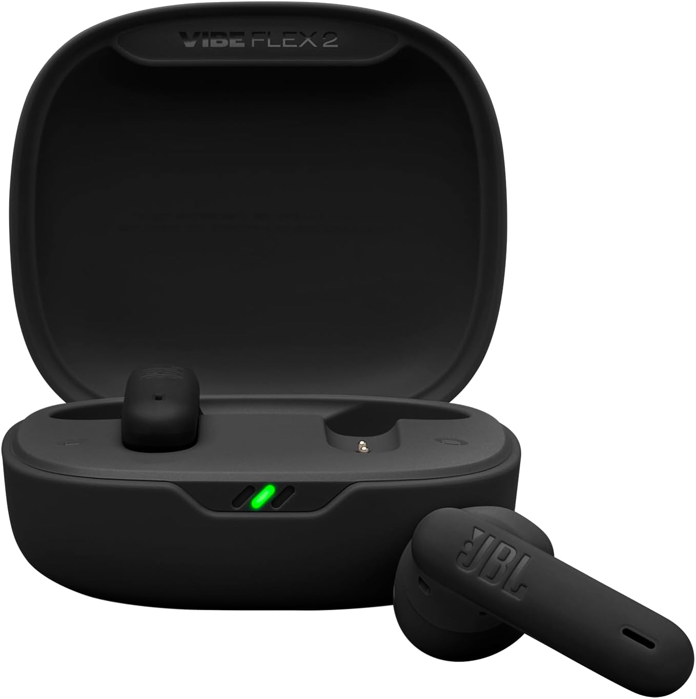 Detalle de JBL Vibe Flex 2 JBLVFLEX2BLKAM True Wireless Earbuds, Black, 12 mm Drivers