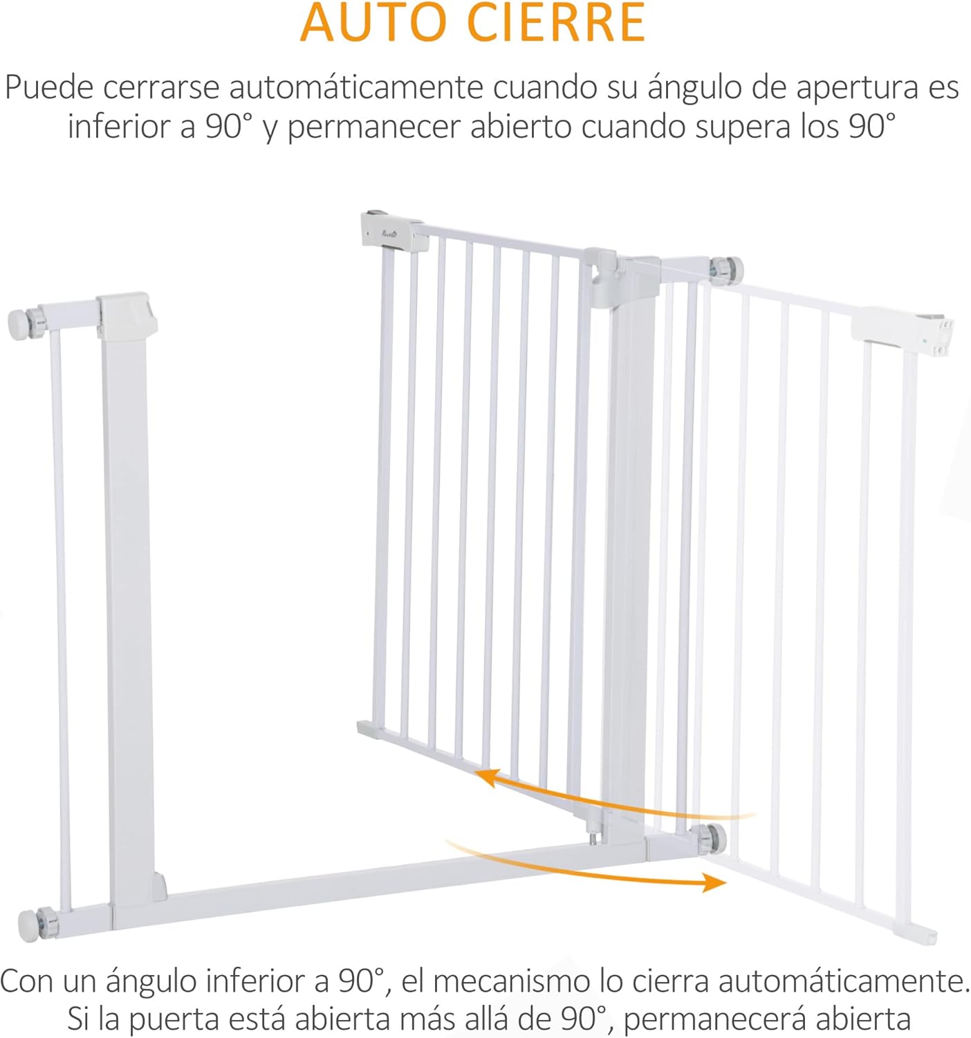 Detalle 2 de PawHut Barrera de Seguridad 76 cm