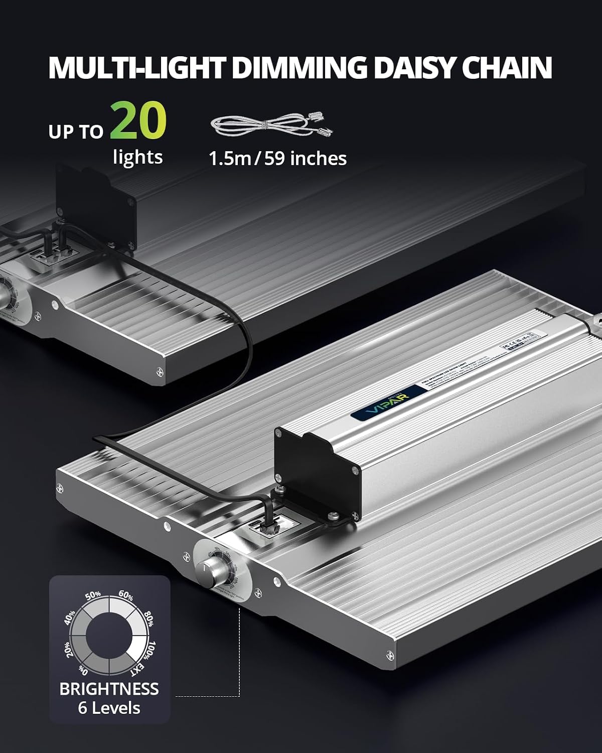Thumbnail 4 de VIPARSPECTRA XS1500 Pro 150W LED Grow Lampe