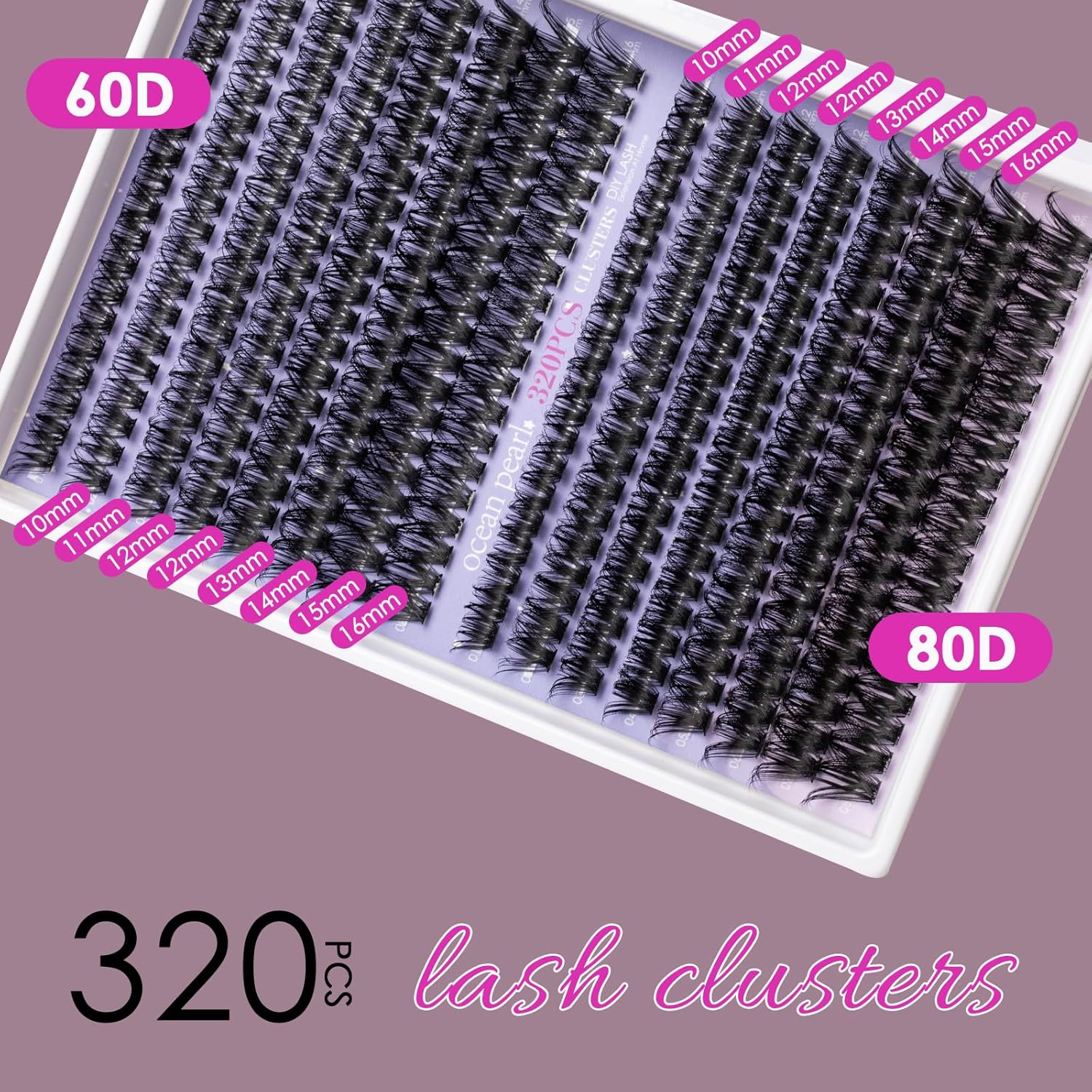 Thumbnail 5 de Ocean Pearl 3D Lash Clusters 320pcs ⚙