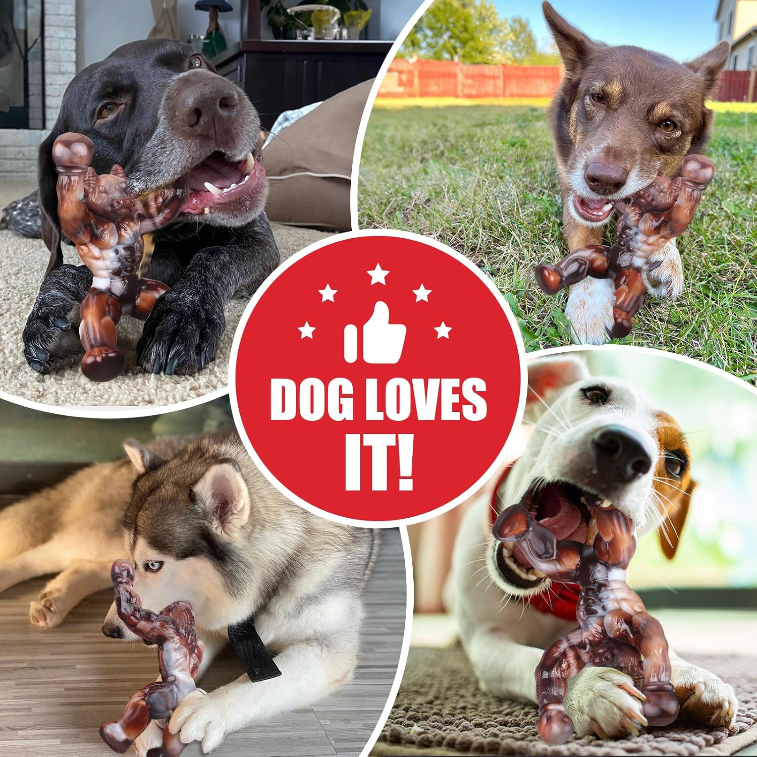 Thumbnail 1 de Zinbo Indestructible Dog Toys for Aggressive Chewers