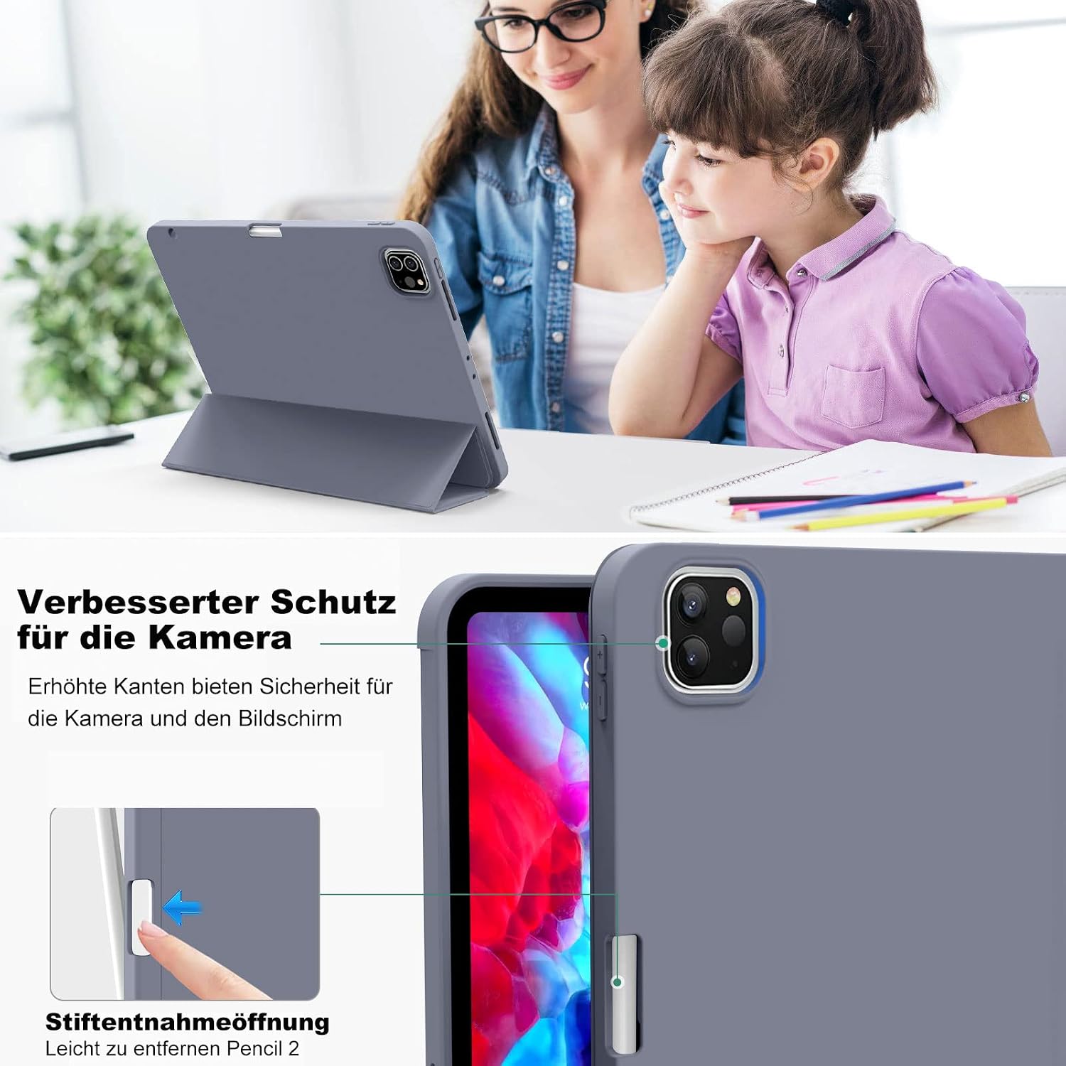 Thumbnail 3 de aoub iPad Pro 11 Hülle 2./3./4. Gen