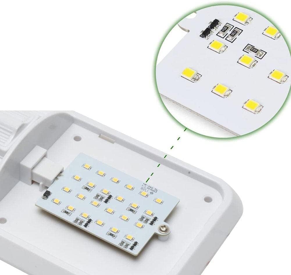 Detalle de KONPWAY Single rvlight 12V LED RV Lights, 400 Lumens, Switch, Pack of 4
