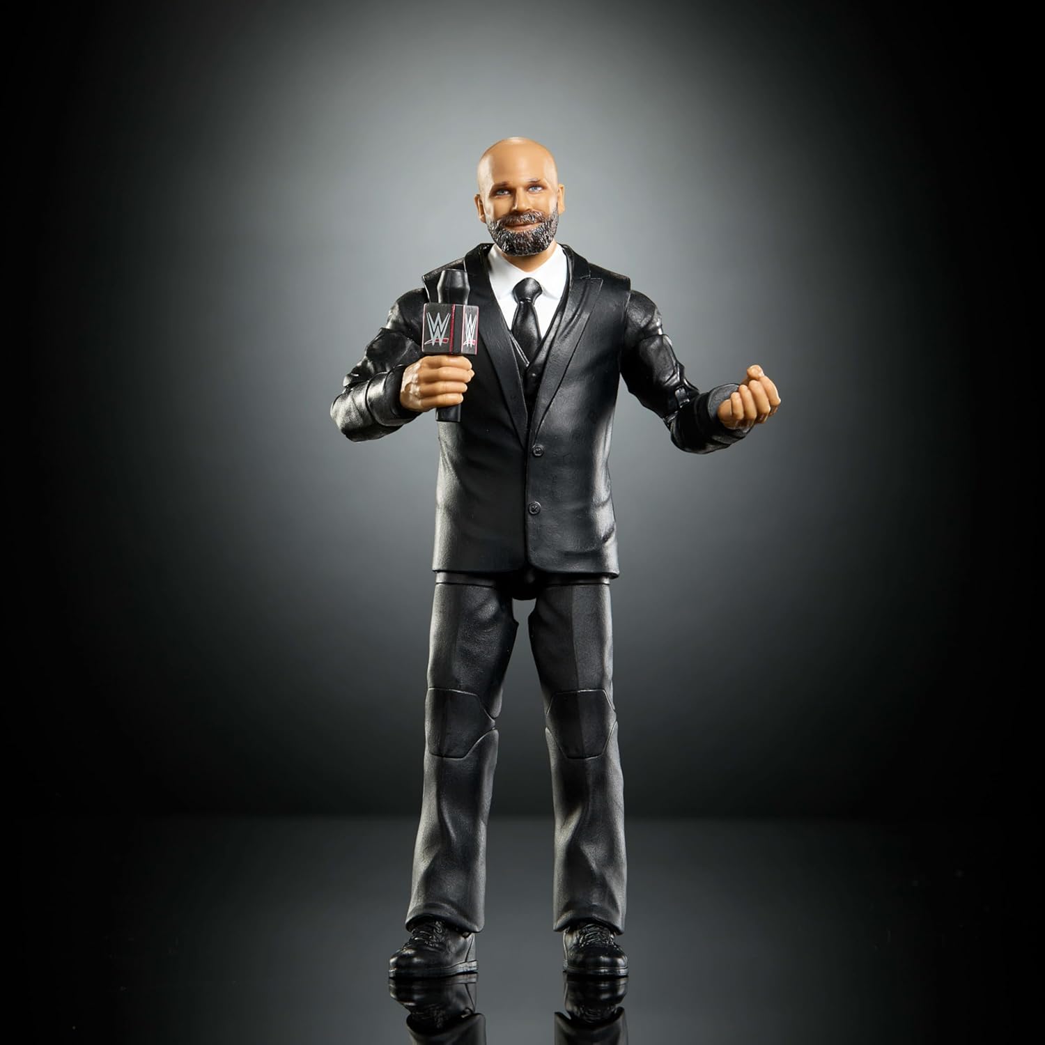 Detalle de Mattel WWE Elite Collection Stardust Premium Live Event – Action figure con accessori WrestleMania e pezzi per costruire Sam Roberts (8+) JHX76