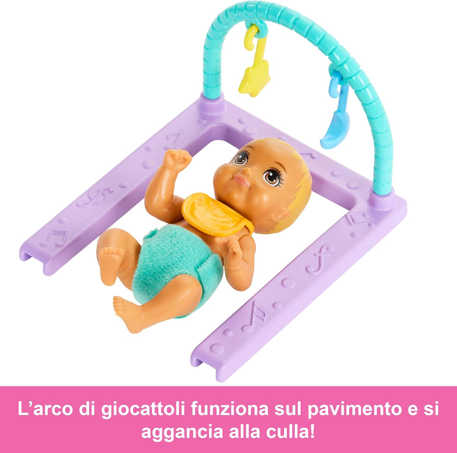 Detalle 2 de Barbie Skipper Playset Cameretta con Gemelline – Set completo con bambola, accessori e mobili