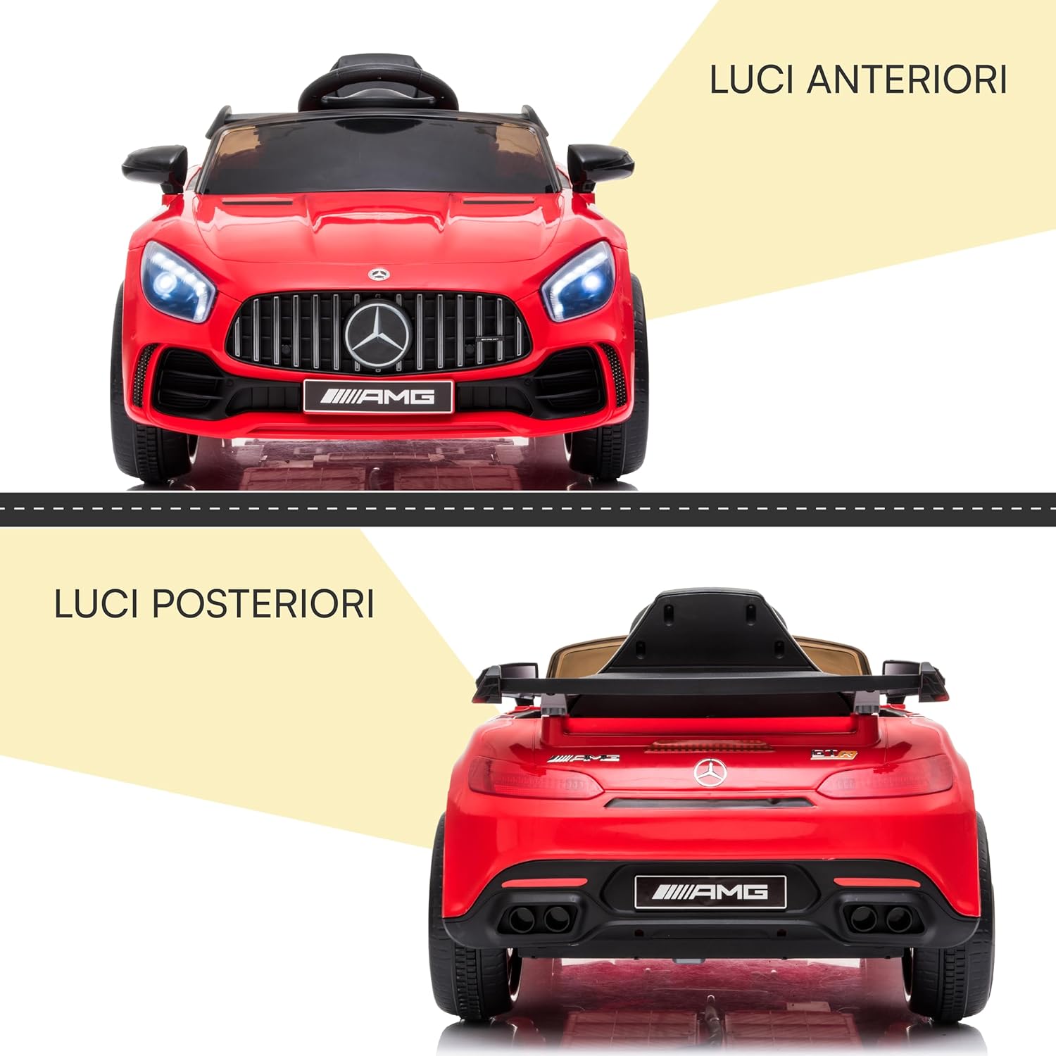 Thumbnail 5 de Baroni Toys Mercedes AMG Sport: Macchina Elettrica per Bambini 12V da 1–4 anni