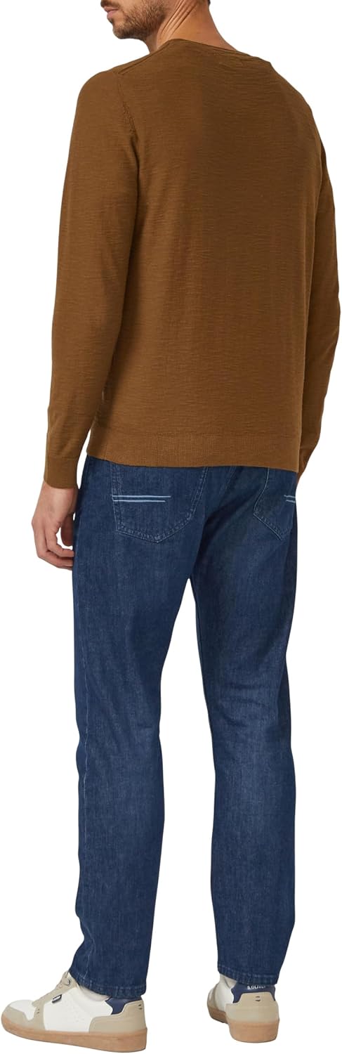 Detalle de s.Oliver Strickpullover mit Flammgarnstruktur und Rollkante