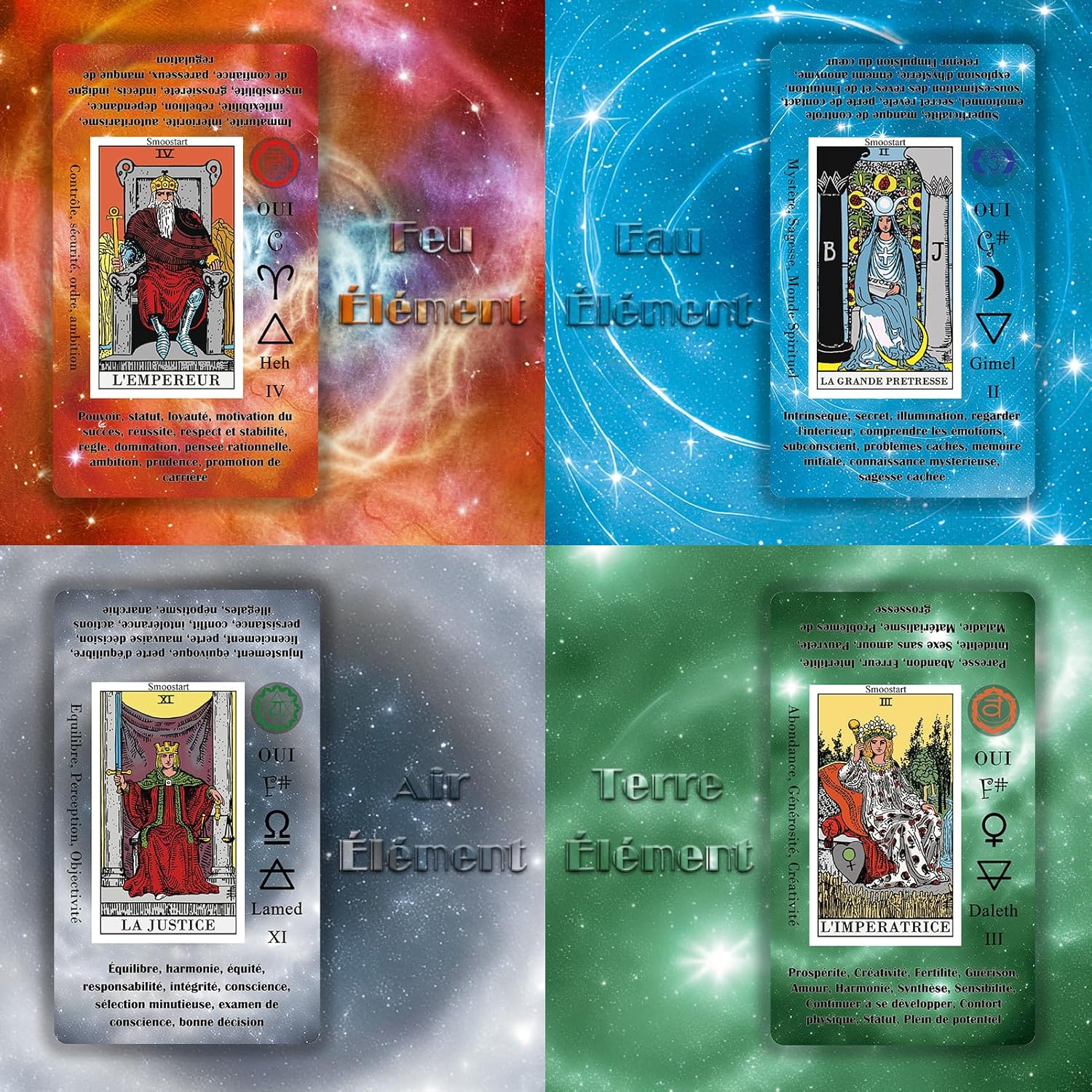 Thumbnail 5 de Smoostart Cartes De Tarot Français pour Débutant 🔮