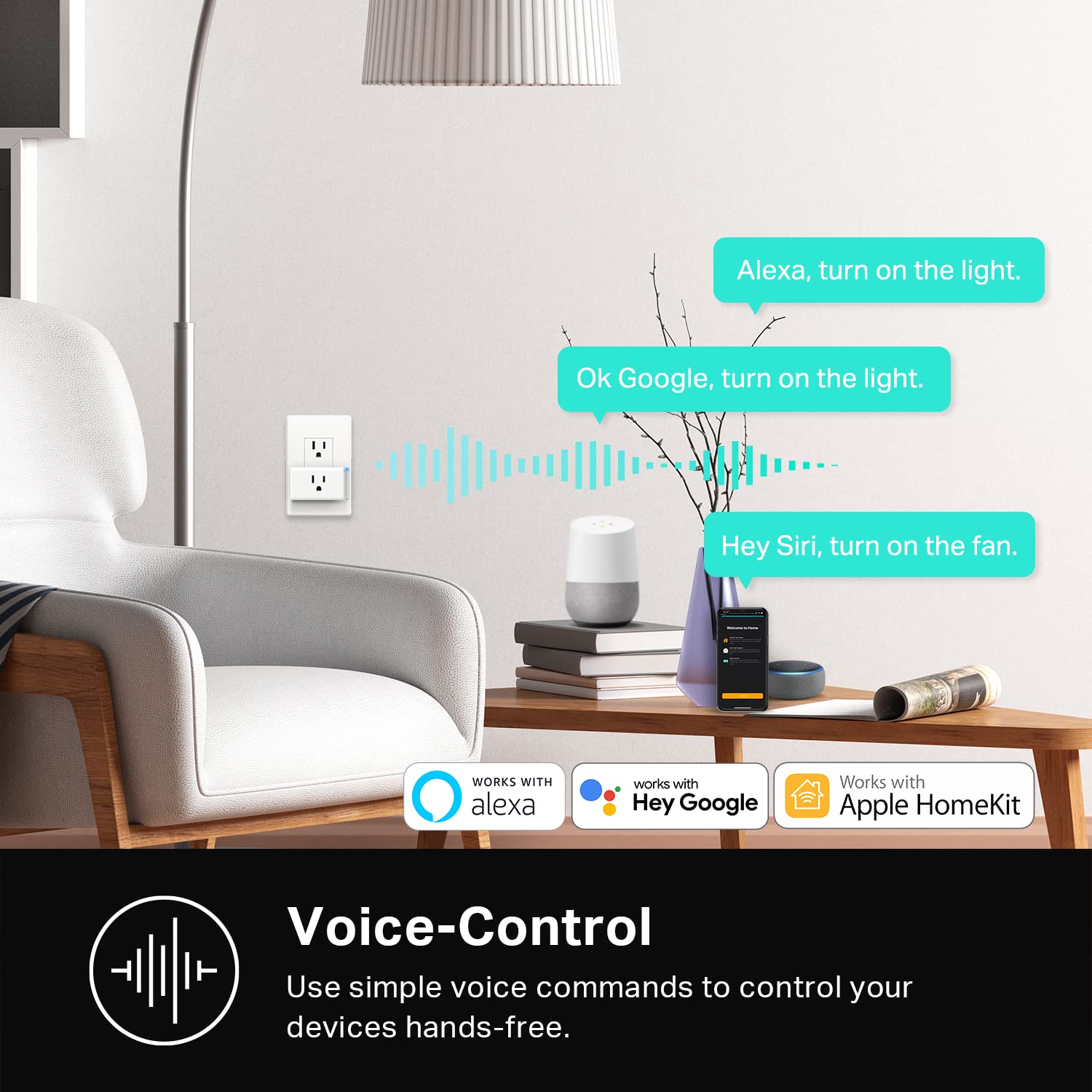 Thumbnail 4 de Kasa EP25P2 Smart Plug Mini 15A โ HomeKit compatible ๐