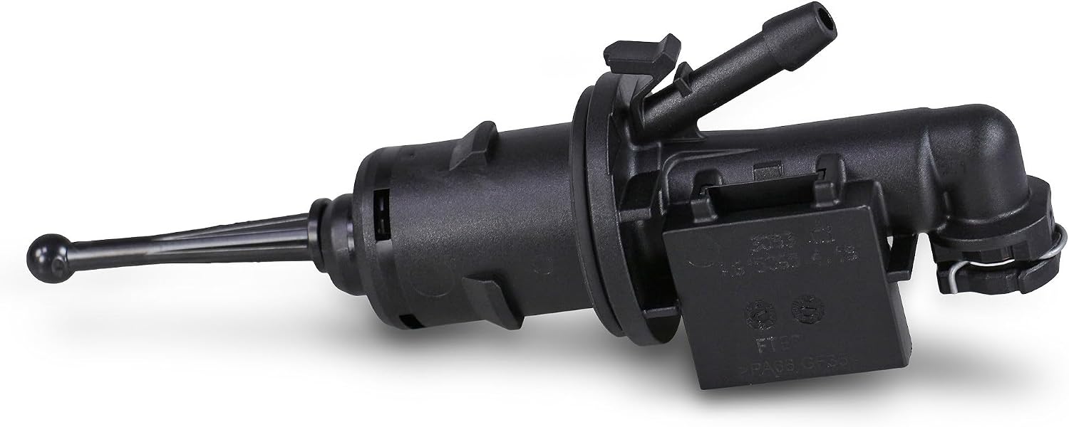Detalle de Febi-Bilstein 34834 koppelingshoofdcilinder van kunststof met 5 aansluitingen