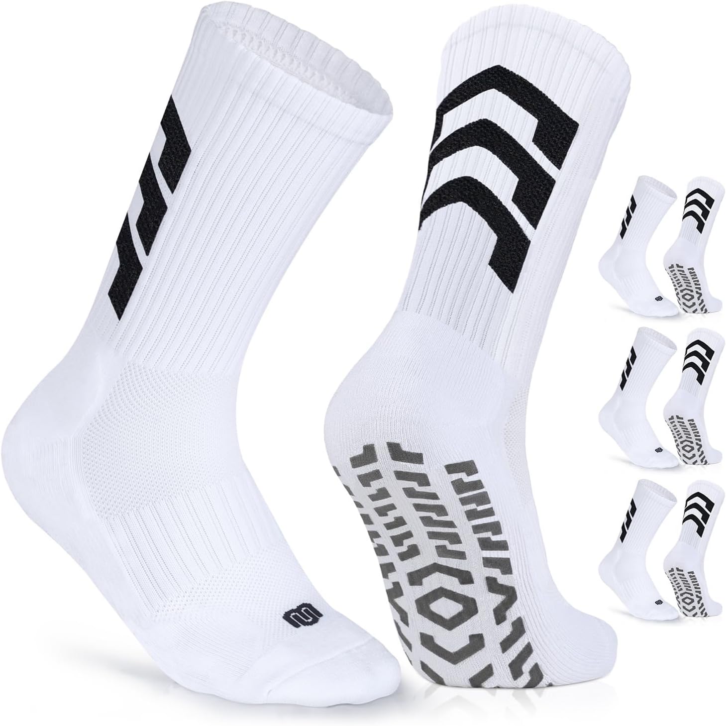 Detalle de CLOSEMATE CT05 Football Grip Socks with Silicone Grip and Arch Support