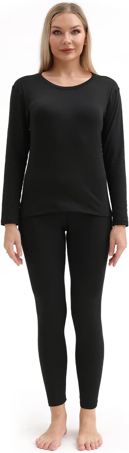 Detalle 2 de PISIQI Thermal Underwear Women Ultra-Soft Long Johns Set